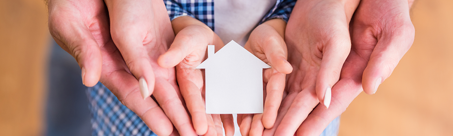 A family that just purchased a new home