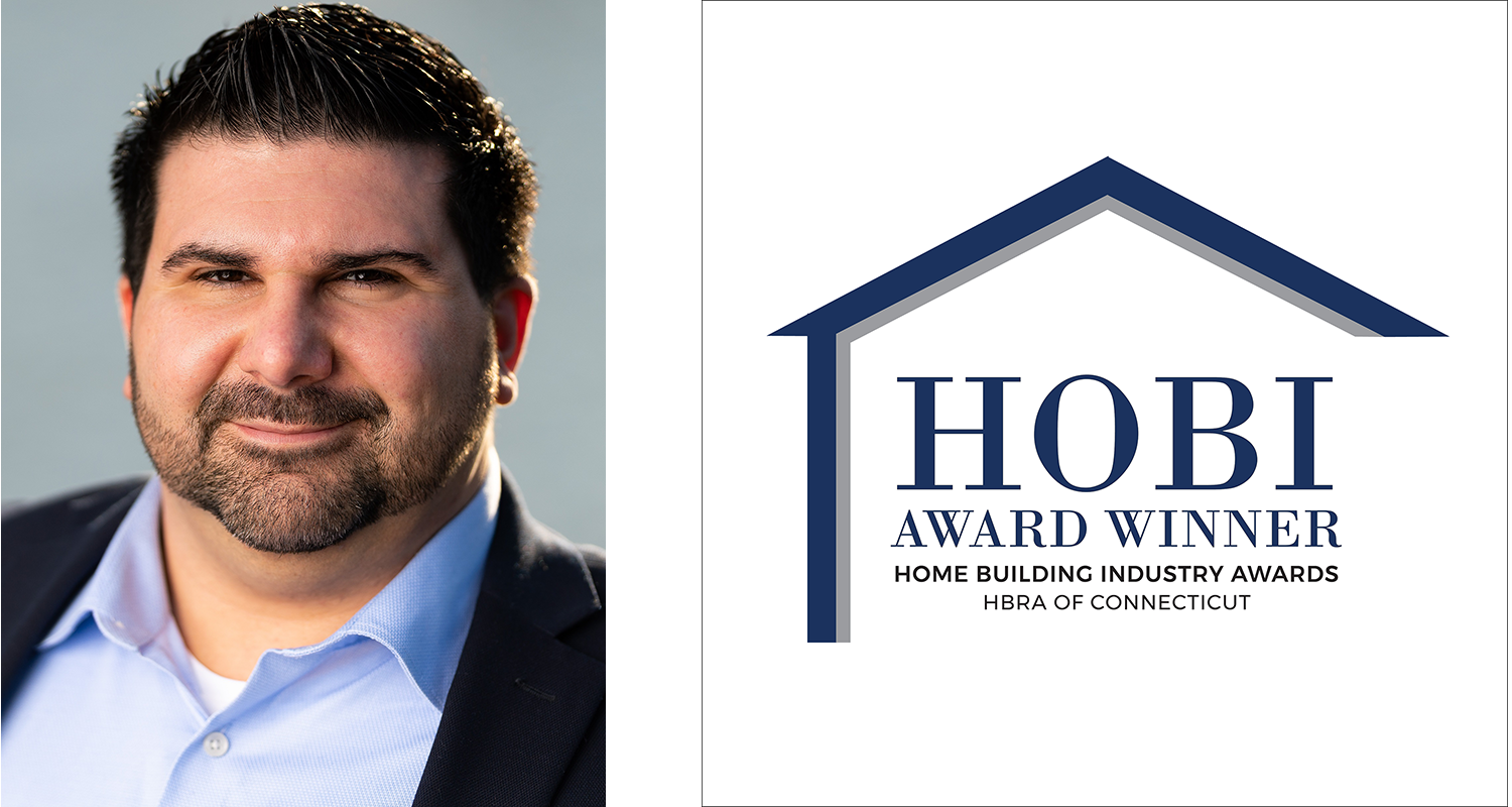 John Vecchitto, HOBI Award Winner. Home Building Industry Awards. HBRA of Connecticut